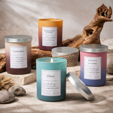 Dopamine Gradient Frosted Glass Candle
