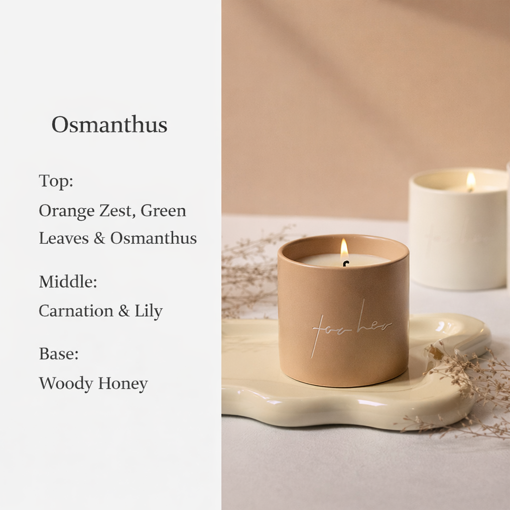 Nordic Ceramic Candle