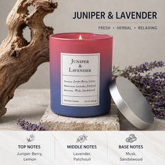 Dopamine Gradient Frosted Glass Candle