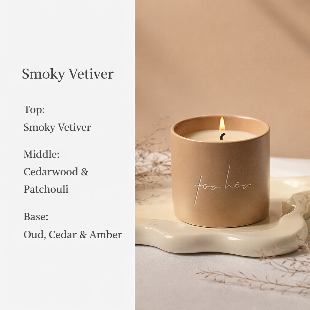 Nordic Ceramic Candle