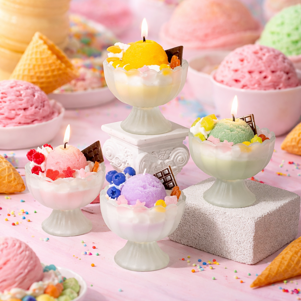 Ice Cream Scented Candle