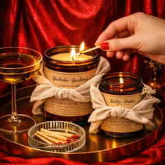 Amber Apothecary Candle