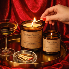 Amber Apothecary Candle